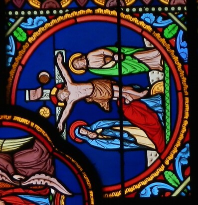 Vitrail - La crucifixion